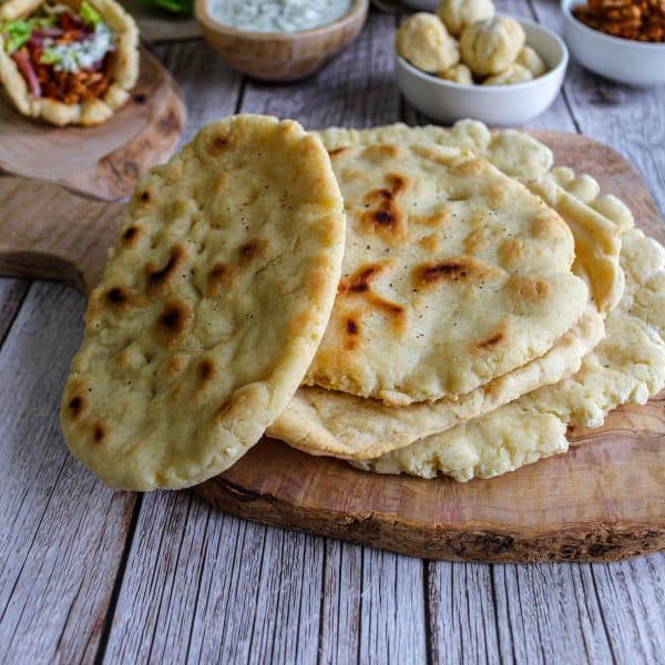 3 Ingredient Gluten Free Flatbread (No Yeast, Vegan) Vegan & Gluten