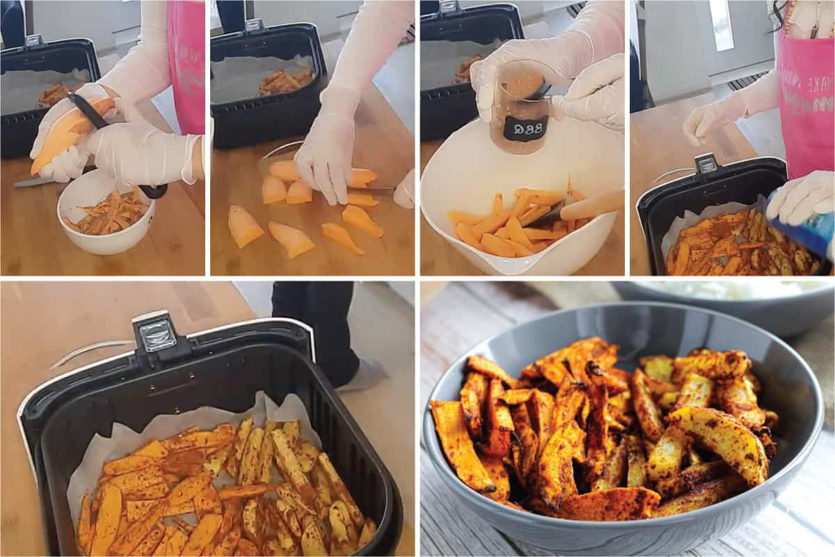 Oil-free Sweet Potato Fries (Vegan, Oven & Air Fryer)