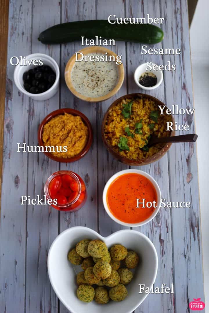 Falafel Over Rice Recipe (Vegan Buddha Bowl) - Vegan & Gluten-Free ...