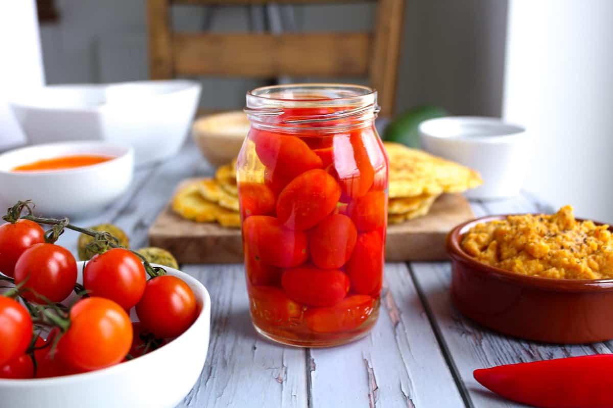 Russian Pickled Tomatoes.
