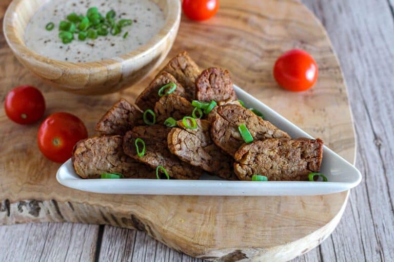 Smoky Tempeh Bacon (Air Fryer, Oven, Vegan Gluten Free) Vegan